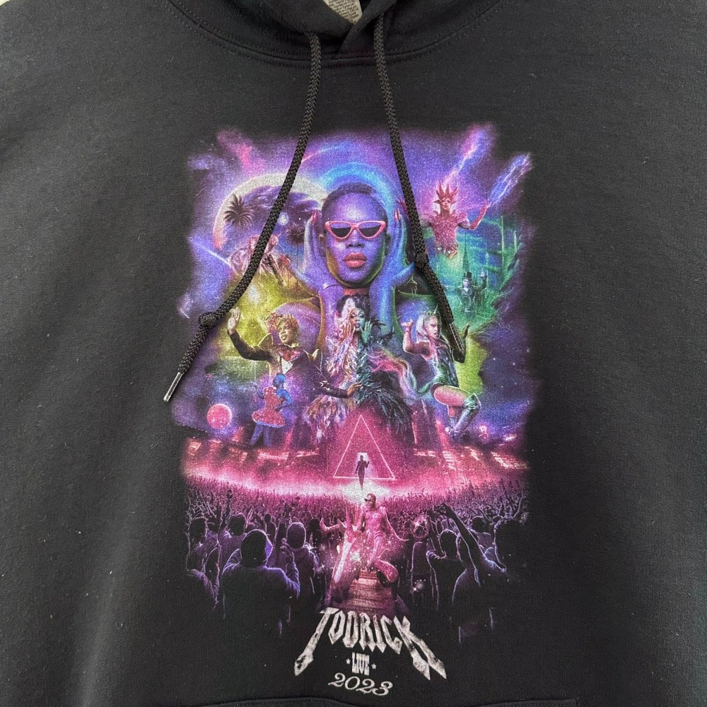 Todrick‎ Hall Velvet Race 2023 North American Tour Black Hoodie XL Streetwear